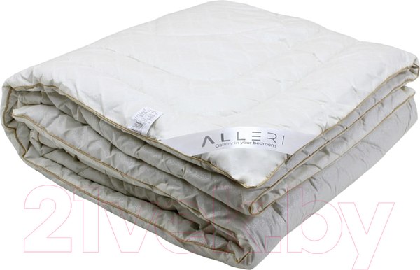Изображение товара Одеяло Alleri Тик Демисезонное 175x210 (овечья шерсть)