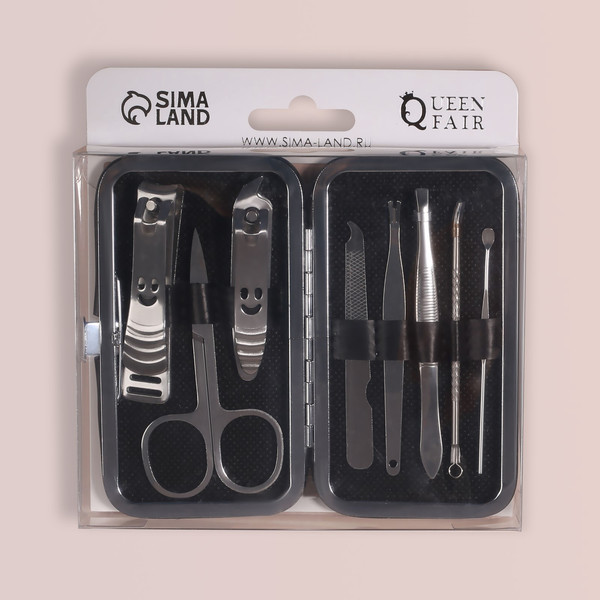 Изображение товара Набор для маникюра Queen Fair Style / 7183821 (черный)