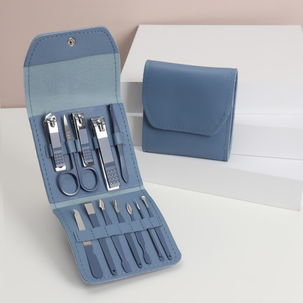 Изображение товара Набор для маникюра Queen Fair 7670578 (синий)