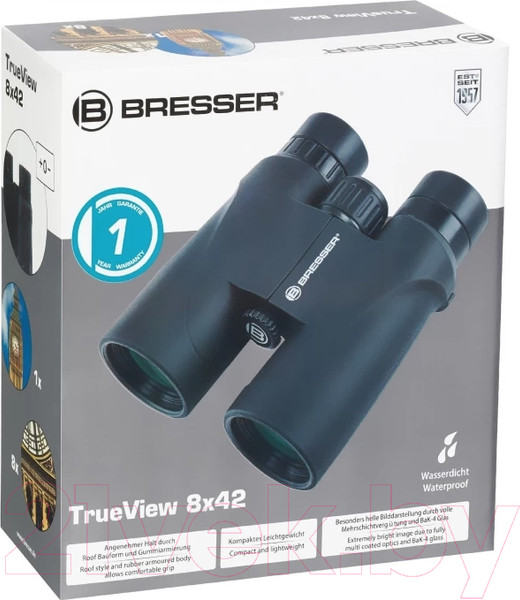 Изображение товара Бинокль Bresser TrueView 10x42 WP / 82060
