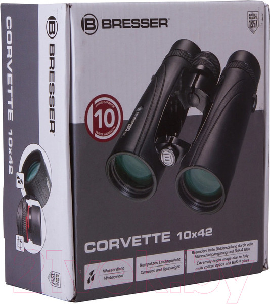 Изображение товара Бинокль Bresser Corvette 10x42 WP / 70328