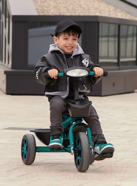 Изображение товара Трехколесный велосипед с ручкой Amarobaby Legend / AB23-36LG/00 (зеленый)