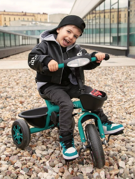 Изображение товара Трехколесный велосипед с ручкой Amarobaby Legend / AB23-36LG/00 (зеленый)