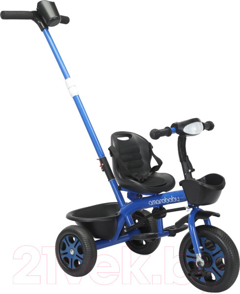 Изображение товара Трехколесный велосипед с ручкой Amarobaby Legend / AB23-36LG/20 (синий)
