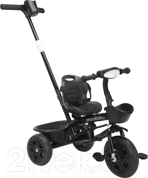 Изображение товара Трехколесный велосипед с ручкой Amarobaby Legend / AB22-36LG/09 (черный)