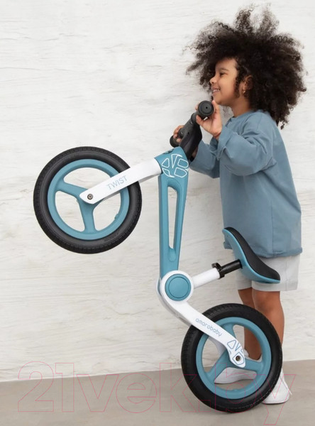 Изображение товара Беговел Amarobaby Twist / AB23-34TW/2000 (синий/белый)