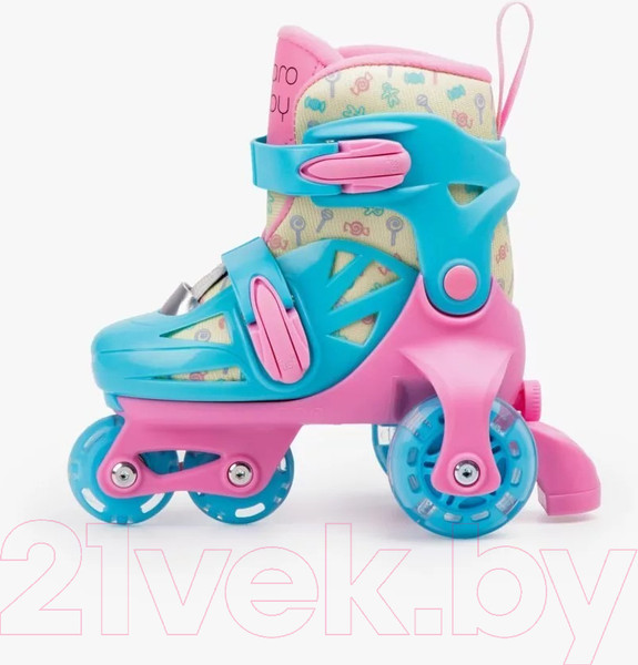 Изображение товара Роликовые коньки Amarobaby Blow / AB23-35BL/061904-29 (р.29-32, розовый/голубой/желтый)