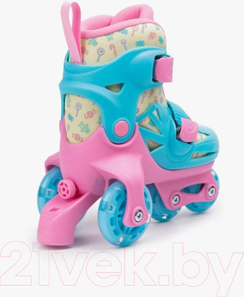 Изображение товара Роликовые коньки Amarobaby Blow / AB23-35BL/061904-29 (р.29-32, розовый/голубой/желтый)
