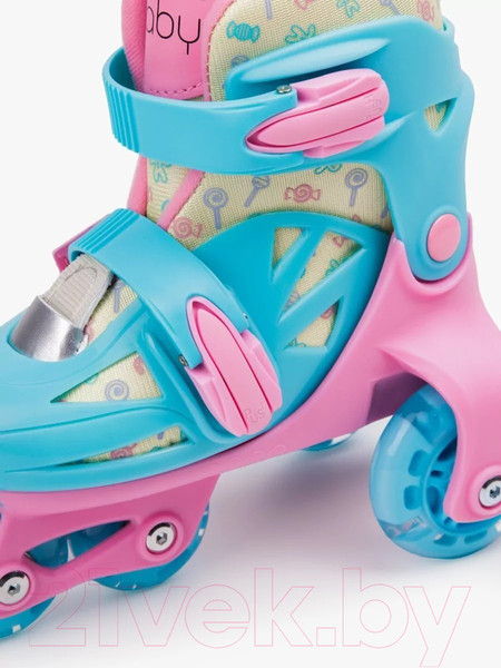 Изображение товара Роликовые коньки Amarobaby Blow / AB23-35BL/061904-29 (р.29-32, розовый/голубой/желтый)