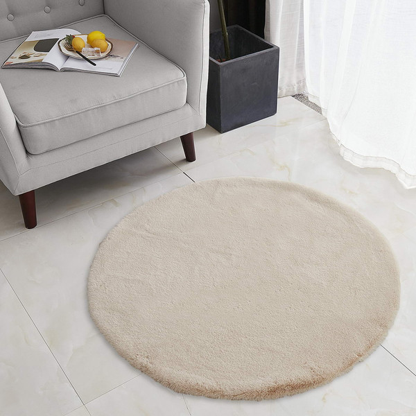 Изображение товара Коврик Sofi de Marko Camilla Круглый 150см / КВ-Км4-150Д (бежевый)