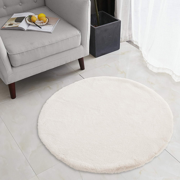 Изображение товара Коврик Sofi de Marko Camilla Круглый 150см / КВ-Км1-150Д (крем)