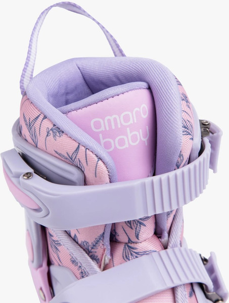 Изображение товара Роликовые коньки Amarobaby Glide / AB23-35TN/2206-33 (р.33-36, фиолетовый/розовый)