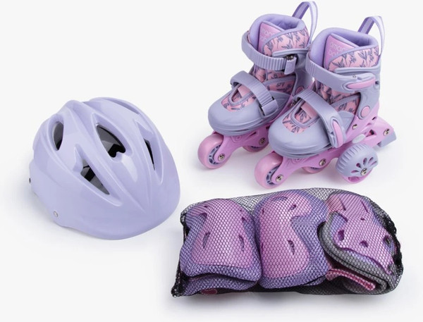 Изображение товара Роликовые коньки Amarobaby Glide / AB23-35TN/2206-33 (р.33-36, фиолетовый/розовый)