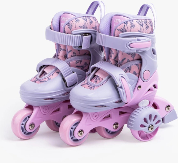Изображение товара Роликовые коньки Amarobaby Glide / AB23-35TN/2206-33 (р.33-36, фиолетовый/розовый)