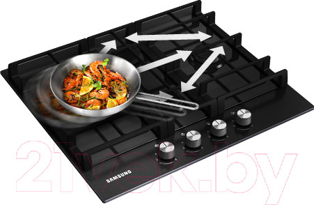 Изображение товара Газовая варочная панель Samsung NA64H3010AK/WT