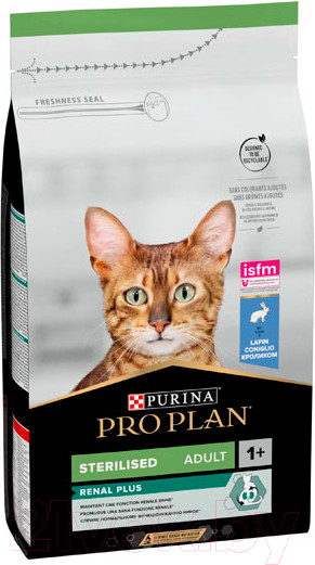 Изображение товара Сухой корм для кошек Pro Plan Sterilised с кроликом (1.5кг)