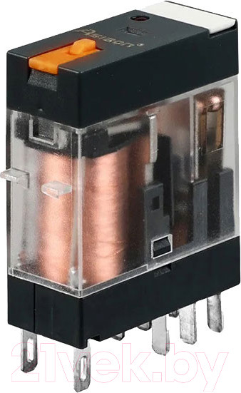 Изображение товара Реле промежуточное Asiaon 35.02 AS14F-LS 2Z/O2ZA1101LS0 Slim 2CO/8А 110VAC / 14F2CO110AC