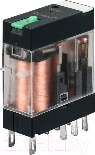 Изображение товара Реле промежуточное Asiaon 35.02 AS14F-LS 2Z/O2ZD0241LS0 Slim 2CO/8А 24VDC / 14F2CO24DC