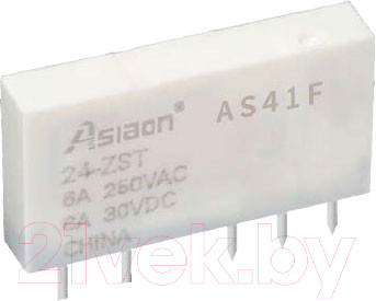 Изображение товара Реле интерфейсное Asiaon HF41F 1CO 6А 24VDC / HF1CO24DC
