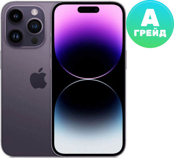 Изображение товара Смартфон восстановленный Apple iPhone 14 Pro 128GB Flip Грейд A (темно-фиолетовый)