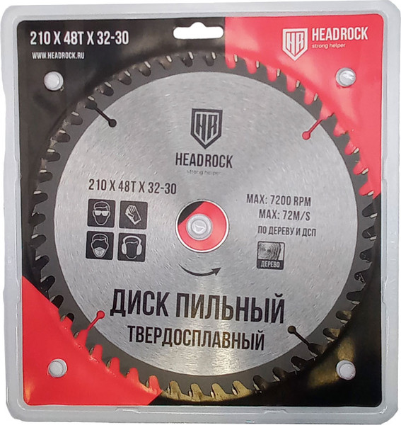 Изображение товара Пильный диск HeadRock 210x48Тx32-30 / 697-010-210483230 