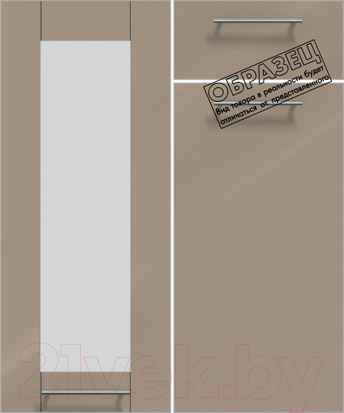 Изображение товара Кухонный гарнитур Interline Мила Пластик 2.9 А (дуб эпоксид/черный/кастилло темный)