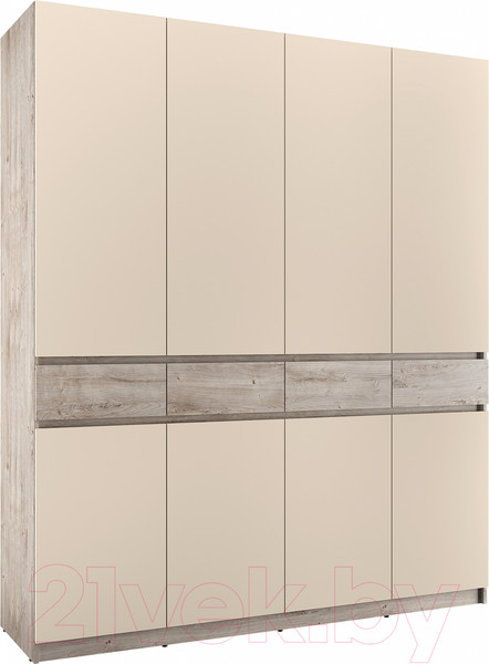Изображение товара Шкаф Eligard Locarno 4  (дуб монтерей/персидский жемчуг)