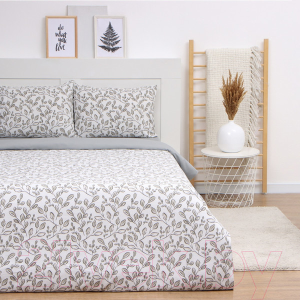 Изображение товара Комплект постельного белья Love Life Leaflets 1.5сп / 10322865