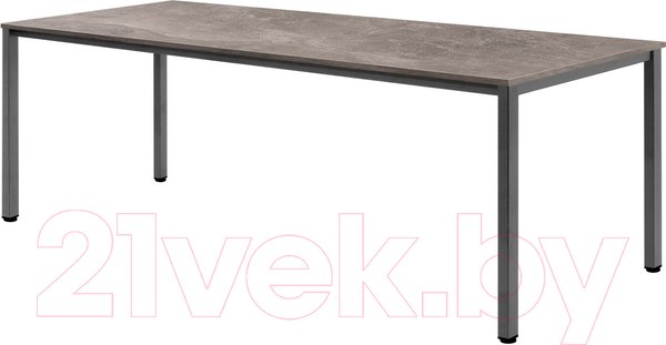 Изображение товара Обеденный стол Millwood Сеул 200x80x75 (бетон/графит)