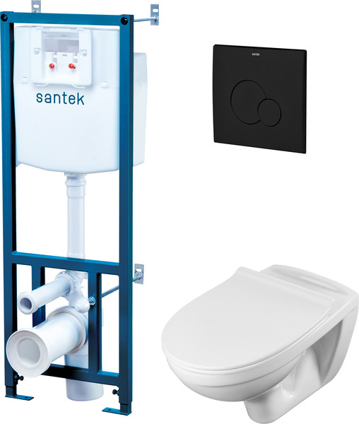Изображение товара Унитаз подвесной с инсталляцией Santek Борель 1WH501775