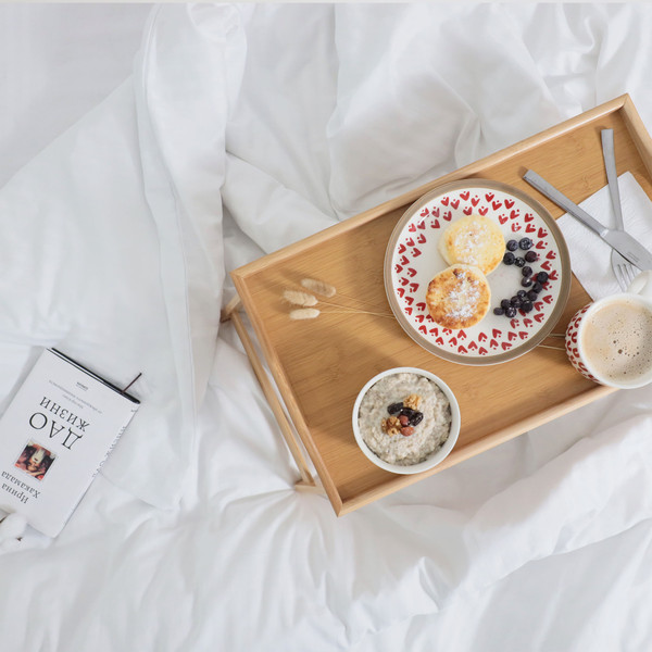 Изображение товара Салатник AksHome Love Print 11x6 (красный принт)