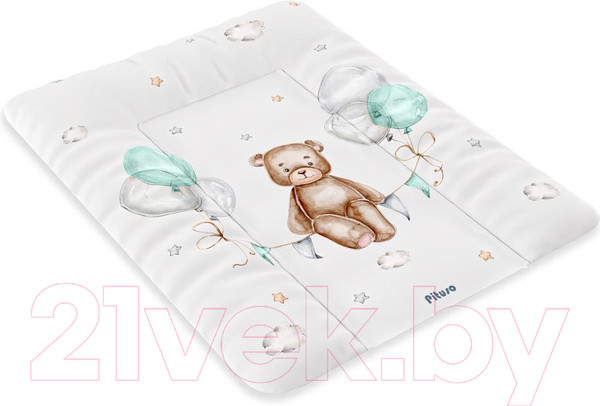 Изображение товара Пеленальный матрас Pituso Мишка на шарах / 4210-58