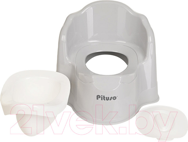 Изображение товара Детский горшок Pituso Topas / P0071302 (серый)