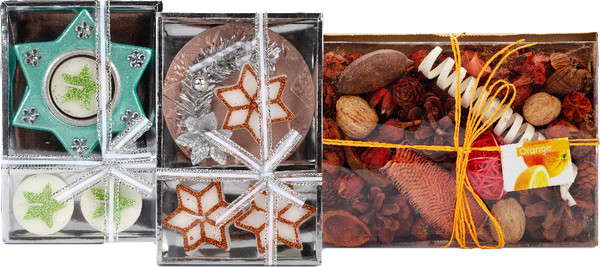 Изображение товара Набор свечей SIJ Новогодний. Апельсин SM2