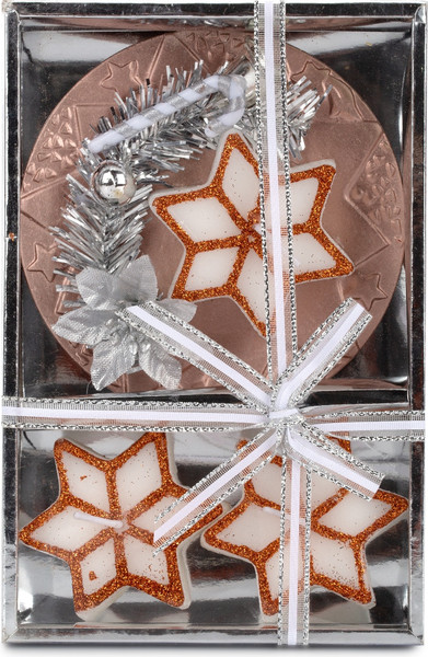 Изображение товара Набор свечей SIJ Новогодний. Апельсин SM2