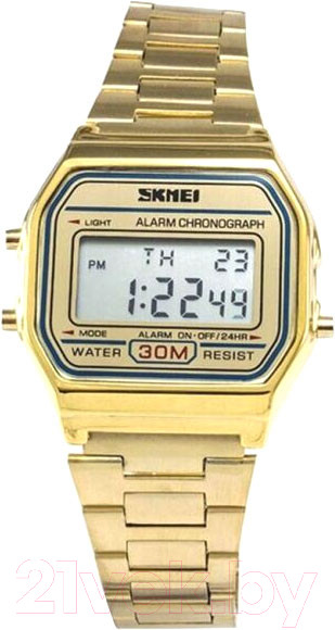 Изображение товара Часы наручные унисекс Skmei DG1123 (золотистый)
