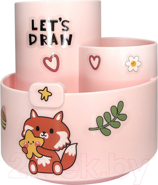 Изображение товара Органайзер настольный Lorex Kids. Stickers / LXKDOST-PK (розовый)