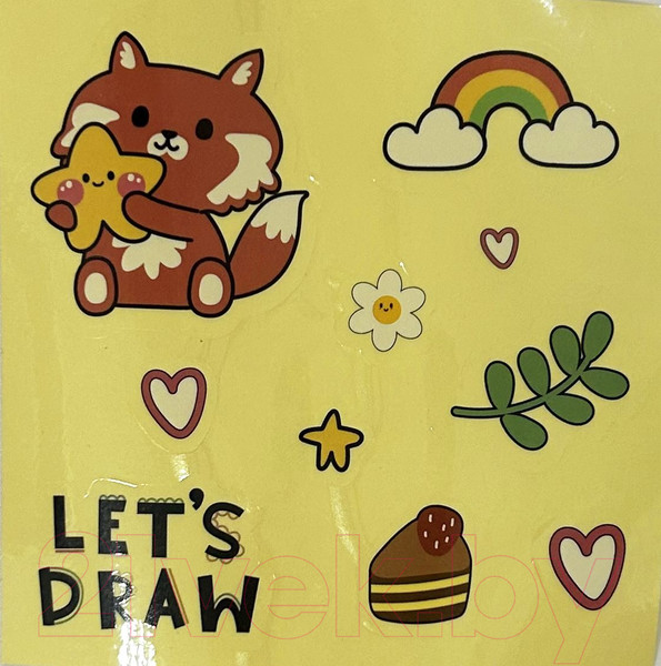 Изображение товара Органайзер настольный Lorex Kids. Stickers / LXKDOST-PK (розовый)