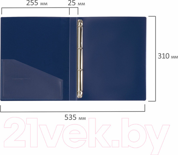 Изображение товара Папка для бумаг Brauberg Extra / 270483 (синий)