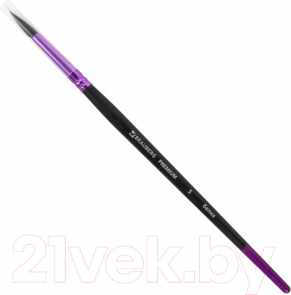 Изображение товара Кисть для рисования Brauberg Premium. Белка №5 / 200974 (круглая)