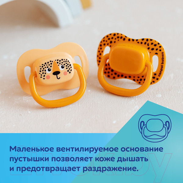 Изображение товара Набор пустышек Canpol BabiesBoo / 34/927_whi (2шт)