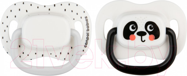 Изображение товара Набор пустышек Canpol BabiesBoo / 34/929_whi (2шт)
