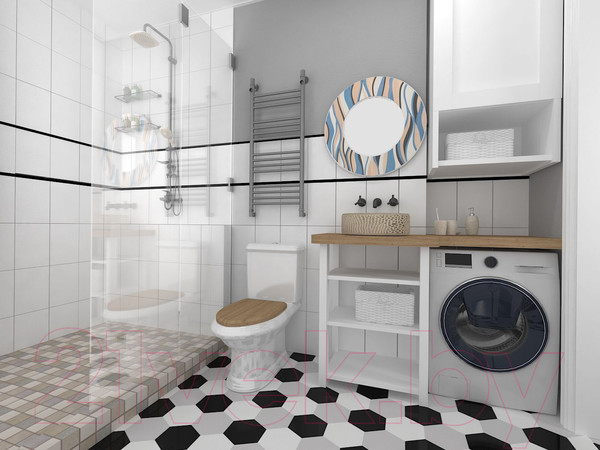 Изображение товара Плитка Kerama Marazzi Белое Солнце глянцев. (200x300)