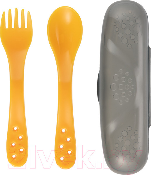 Изображение товара Набор столовых приборов для кормления Canpol 74/019_yel