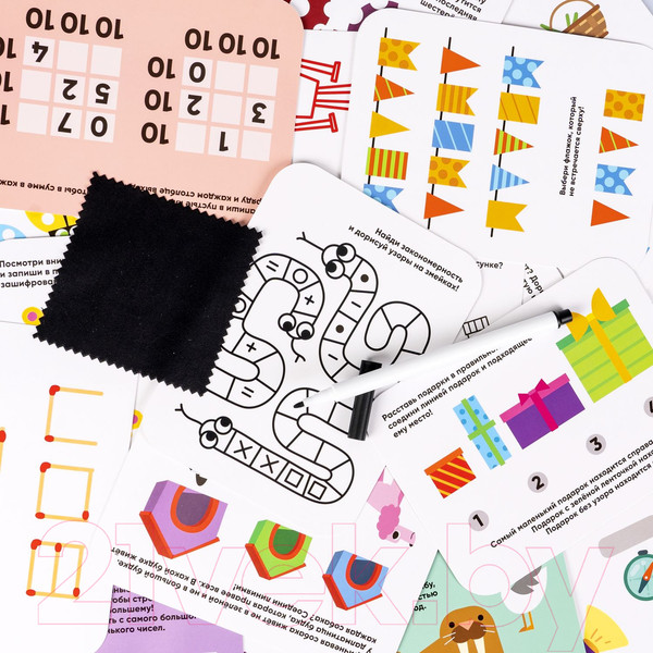 Изображение товара Развивающий игровой набор Bondibon Играю где хочу. Головоломки / ВВ5968