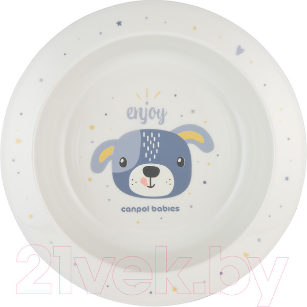 Изображение товара Тарелка для кормления Canpol Cute Animals / 4/412_blu2