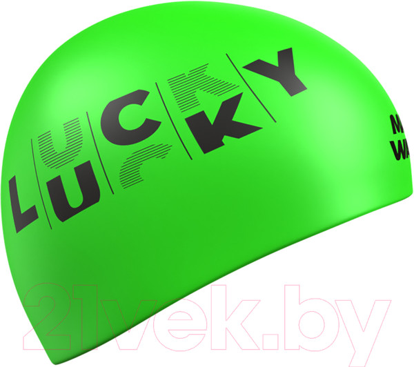 Изображение товара Шапочка для плавания Mad Wave Reverse Lucky reversible (зеленый)