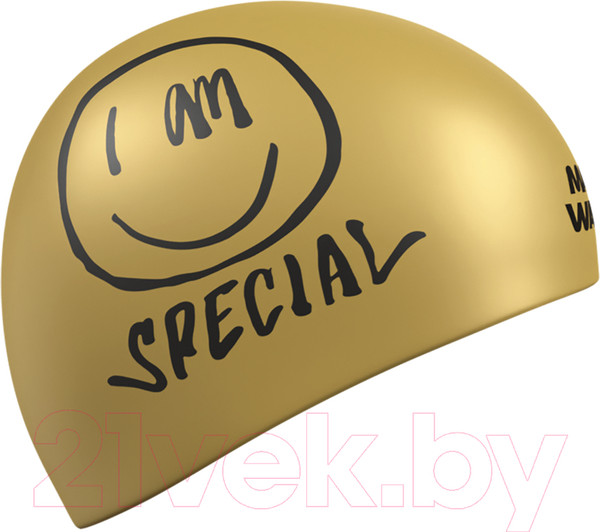 Изображение товара Шапочка для плавания Mad Wave Reverse It bites reversible (черный)