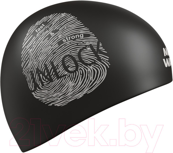 Изображение товара Шапочка для плавания Mad Wave Reverse Unlock reversible (черный)