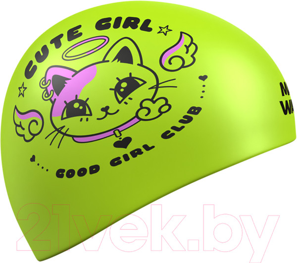 Изображение товара Шапочка для плавания Mad Wave Reverse Cuties reversible (фиолетовый)